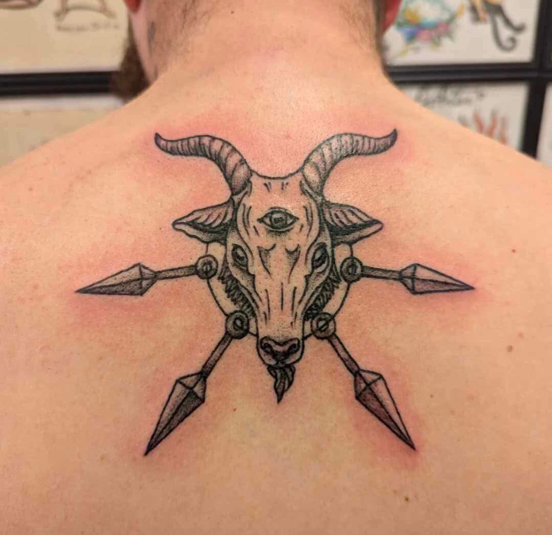 Ram head and kunai